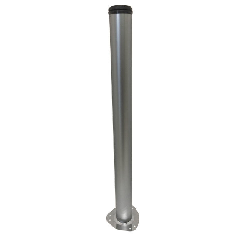 Adjustable chrome metal table legs